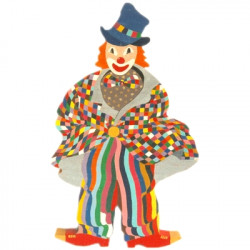 Grand clown « Multicolor »