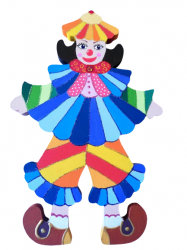 Clown « Perlipopette » médium