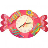Horloge enfant personnalisée bonbon