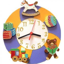 Horloge enfant personnalisée les jouets