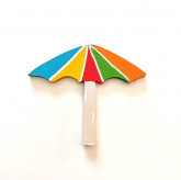 Lettre fantaisie T parasol
